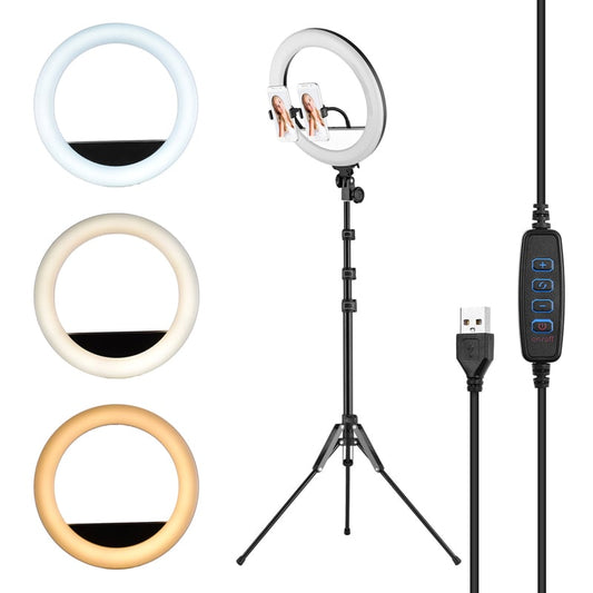 14 Inch LED Ring Light with Tripod Stand