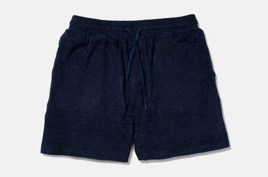 Premium Terry Shorts - Navy Blue